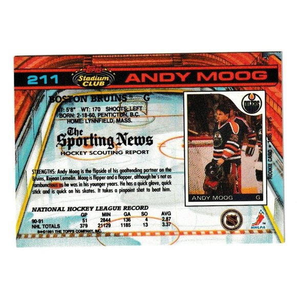 Topps Stadium Club The Sporting News NHL Boston Bruins Collectible Trading Cards - Picture 6 of 14